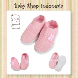 large Sepatu Slip on Anak Key Pink